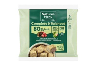 Natures Menu 80/20 Lamb Nuggets 1Kg (Frozen) Natures Menu 80/20 Lamb Nuggets 1Kg (Frozen)