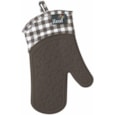 Silicone Oven Glove Gingham Dark Grey Single Silicone Oven Glove Gingham Dark Grey Single