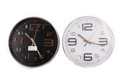 Embossed Round Clock 30cm Embossed Round Clock 30cm