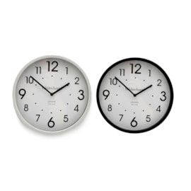 Black & White Clock 22cm Black & White Clock 22cm