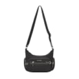 David Jones Pu Multi Pocket Shoulder Bag Black David Jones Pu Multi Pocket Shoulder Bag Black