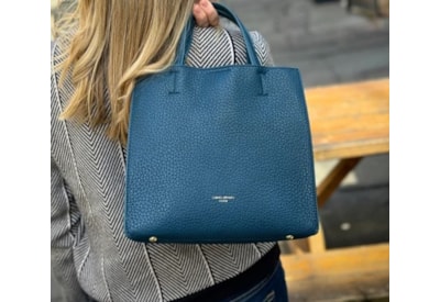 David Jones Pu Mini Sq Shopper Blue David Jones Pu Mini Sq Shopper Blue