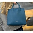 David Jones Pu Mini Sq Shopper Blue