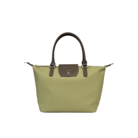 Nova Leather Medium Tab Over Tote