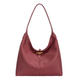 David Jones Slouchy Button Detail Hobo Bag Wine David Jones Slouchy Button Detail Hobo Bag Wine