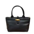 David Jones Button Detail Grab Bag Black David Jones Button Detail Grab Bag Black