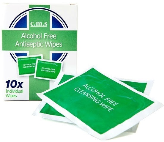 Cms Alcohol Free Antiseptic Wipes 10's (CM-ANTIWIPE743)