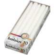 Bolsius 10" Tapered White Candle 10s (CN5212)
