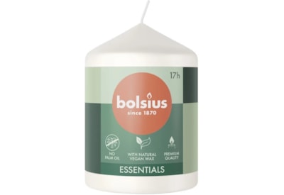 Bolsius Pillar Candle Cloudy White 80mm Bolsius Pillar Candle Cloudy White 80mm