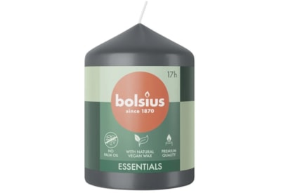 Bolsius Pillar Candle Stormy Grey 80mm Bolsius Pillar Candle Stormy Grey 80mm