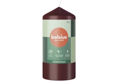 Bolsius Pillar Candle Velvet Red 120mm Bolsius Pillar Candle Velvet Red 120mm