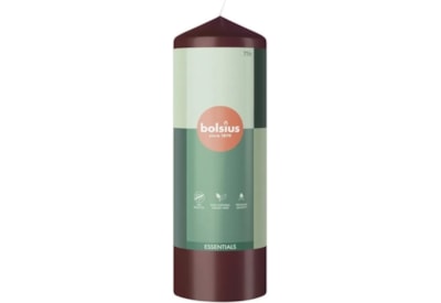 Bolsius Pillar Candle Velvet Red 200mm Bolsius Pillar Candle Velvet Red 200mm