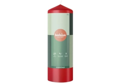 Bolsius Pillar Candle Delicate Red 200mm (CN6641)
