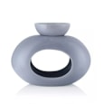 Ava May Grey Oval Burner w Bowl 7.7cm Ava May Grey Oval Burner w Bowl 7.7cm