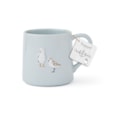 Cooksmart Coastal Birds Can Mug Embossed Cooksmart Coastal Birds Can Mug Embossed