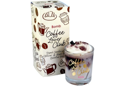 Get Fresh Cosmetics Coffee Lovers Club Piped Candle Get Fresh Cosmetics Coffee Lovers Club Piped Candle