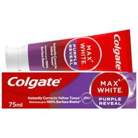 Colgate Toothpaste Max White Purple 75Ml Colgate Toothpaste Max White Purple 75Ml