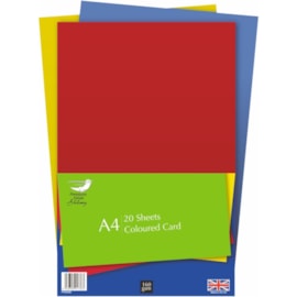 Coloured Card 20sheet A4 (PVS003)