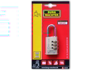 Burg-wachter Brass Comination Padlock 30mm Burg-wachter Brass Comination Padlock 30mm