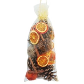 Jormaepourri Large Cone Orange & Cinnamon Organza Potpourri (X05C)