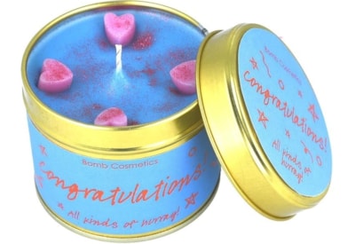 Get Fresh Cosmetics Congratulations Tin Candle (PCONGRA04)