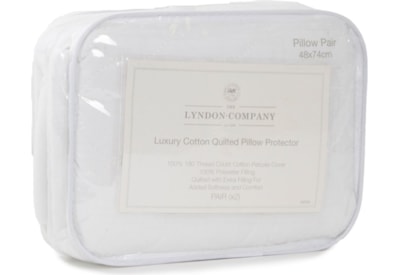 Deyongs Tlc Cotton Quilted Pillow Protectors Pair (62028005)