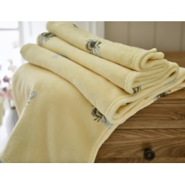 Dy Cozy Comforts Honey Bee Throw  Yellow 170Cm