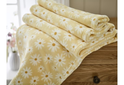Dy Cozy Comforts Daisy Throw Yellow 170Cm Dy Cozy Comforts Daisy Throw Yellow 170Cm