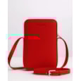 Lappella Mia Leather Crossbody Phone Bag Scarlet Lappella Mia Leather Crossbody Phone Bag Scarlet