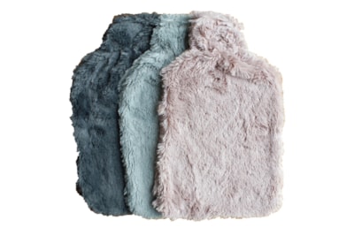 Hot Water Bottle With Faux Fur Cover 2 ltr