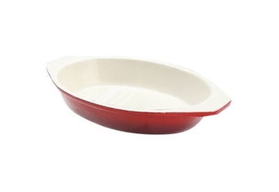 Red Cast Iron Oval Dish 1.5ltr (CST20R)