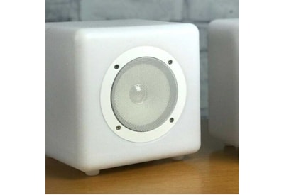 Steepletone Cube Connex Bluetooth Speaker w Led 20cm (CUBECONNEX20)