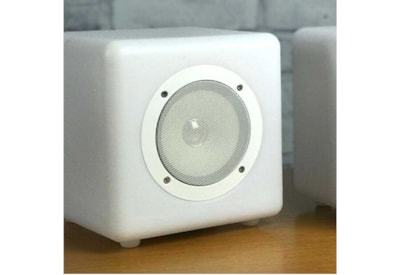 Steepletone Cube Connex Bluetooth Speaker w Led 20cm Steepletone Cube Connex Bluetooth Speaker w Led 20cm