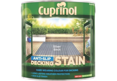 Cuprinol Anti-slip Decking Stain Silver Birch 2.5ltr Cuprinol Anti-slip Decking Stain Silver Birch 2.5ltr