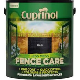 Cuprinol Less Mess Fence Care Black 6ltr (5194069)