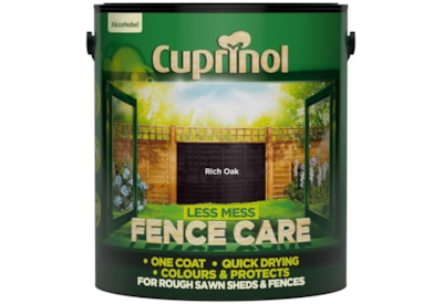 Cuprinol Less Mess Fence Care Rich Oak 6lt (5194070)