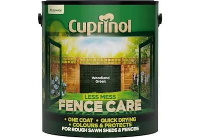 Cuprinol Less Mess Fence Care W'land Green 6lt (5194072)