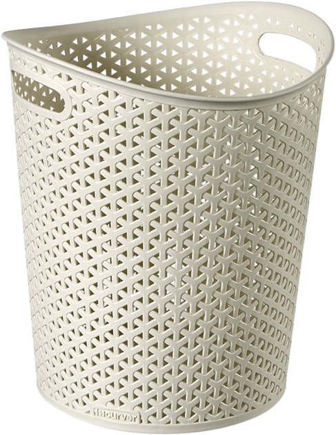 Curver My Style Paper Bin Vintage White (220373)