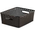 Curver Rattan Basket Brown 03611 13lt Curver Rattan Basket Brown 03611 13lt