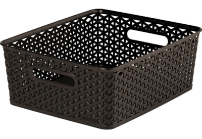 Curver Rattan Basket Brown 03611 13lt Curver Rattan Basket Brown 03611 13lt