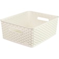Curver Rattan Basket White 03611 13lt Curver Rattan Basket White 03611 13lt