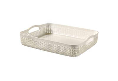 Curver Knit A4 Tray Oasis White (235069)