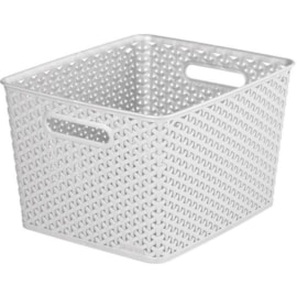 Curver My Style Large Basket Grey 18lt Curver My Style Large Basket Grey 18lt
