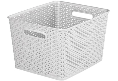 Curver My Style Large Basket Grey 18lt Curver My Style Large Basket Grey 18lt