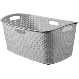 Curver My Style Laundry Basket Grey 47lt Curver My Style Laundry Basket Grey 47lt