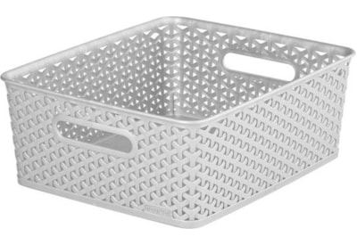 Curver My Style Medium Basket Grey 13lt Curver My Style Medium Basket Grey 13lt