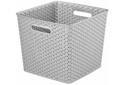 Curver My Style Sq Basket Grey 25lt Curver My Style Sq Basket Grey 25lt