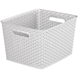 Curver My Style X/lge Basket Grey 28lt Curver My Style X/lge Basket Grey 28lt
