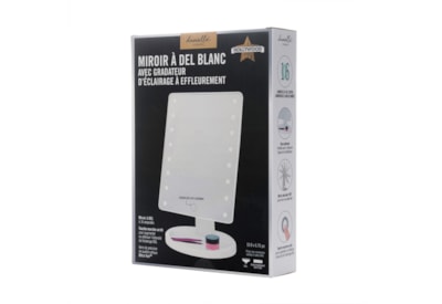 Danielle Hollywood Mirror White Danielle Hollywood Mirror White