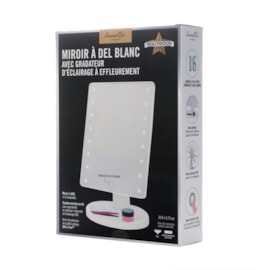 Danielle Hollywood Mirror White